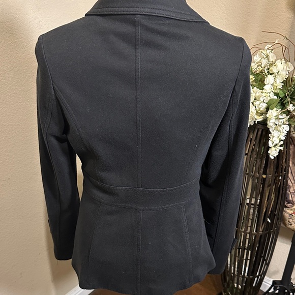 Forever 21 black Double-Breasted Peacoat size m - Picture 7 of 12